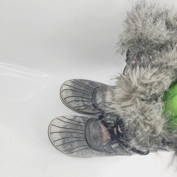 Sorel Women's Brown Black Tofino II Quilt Leather Fur Winter Snow Boots Size 9.5 - Picture 3 of 7